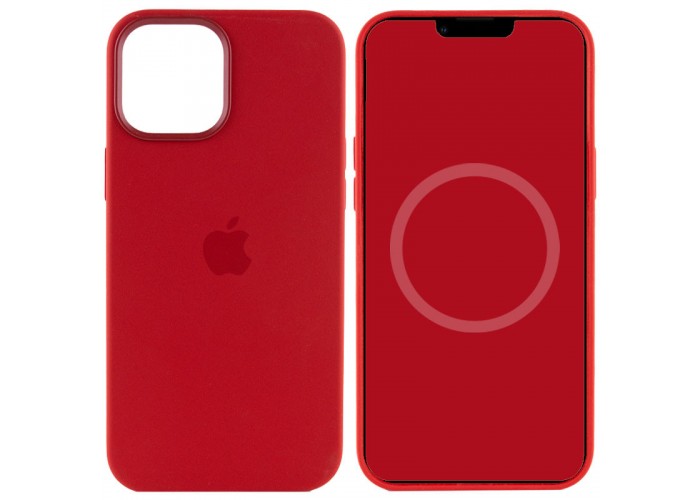 Чохол Silicone case (AAA) with Magsafe and Animation для Apple iPhone 12 Pro / 12 (6.1