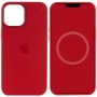 Чохол Silicone case (AAA) with Magsafe and Animation для Apple iPhone 12 Pro / 12 (6.1