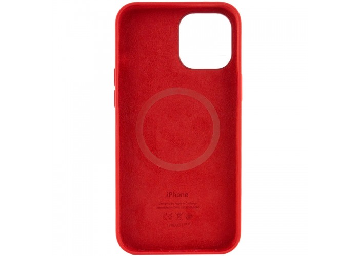 Чохол Silicone case (AAA) with Magsafe and Animation для Apple iPhone 12 Pro / 12 (6.1
