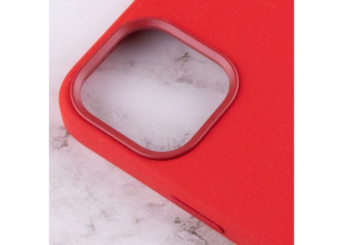 Чохол Silicone case (AAA) with Magsafe and Animation для Apple iPhone 12 Pro / 12 (6.1