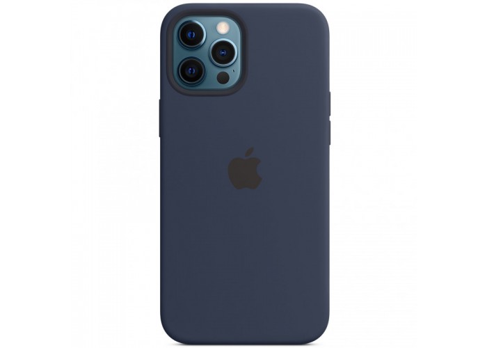 Чохол Silicone case (AAA) with Magsafe and Animation для Apple iPhone 12 Pro / 12 (6.1