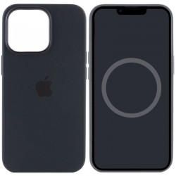 Чохол Silicone case (AAA) with Magsafe and Animation для Apple iPhone 13 Pro Max (6.7")  Чорний / Midnight - 00000051655_8