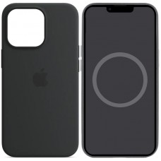 Чохол Silicone case (AAA) with Magsafe and Animation для Apple iPhone 14 Pro Max (6.7")  Чорний / Midnight - 00000072057_11