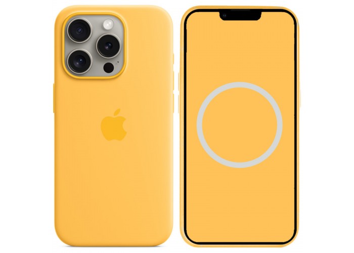 Чохол Silicone case (AAA) with Magsafe and Animation для Apple iPhone 15 Pro Max (6.7
