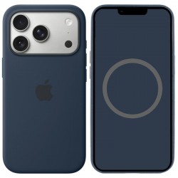 Чохол Silicone case (AAA) with Magsafe and Animation для Apple iPhone 17 Pro Max (6.9")  Midnight - 00000081570_10