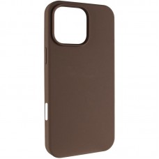 Чохол Silicone Case (AA) NO LOGO with MagSafe для Apple iPhone 16e / 17e (6.1")  Коричневий / Brown - 00000080683_15