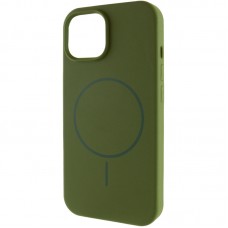 Чохол Silk Full Protective (AA) NO LOGO with Magnetic Fit для Apple iPhone 13 (6.1")  Зелений / Dark Olive - 00000076447_9