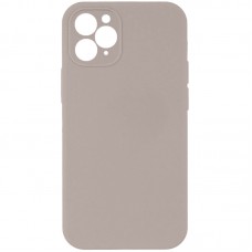 Чохол Silicone Case Square Full Camera Protective (AA) NOLOGO для Apple iPhone 11 Pro Max (6.5")  Сірий / Light Grey - 00000072156_28