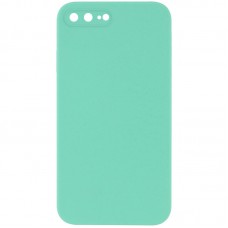 Чохол Silicone Case Square Full Camera Protective (AA) NOLOGO для Apple iPhone 7 plus/8 plus (5.5")  Бірюзовий / Turquoise - 00000072150_3