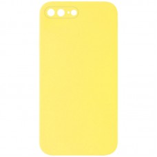 Чохол Silicone Case Square Full Camera Protective (AA) NOLOGO для Apple iPhone 7 plus/8 plus (5.5")  Жовтий / Yellow - 00000072150_7