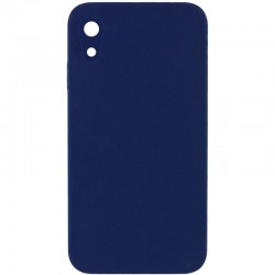 Чохол Silk Square Full Camera Protective (AA) NO LOGO для Apple iPhone XR (6.1")  Темно-синій / Midnight blue - 00000072153_24