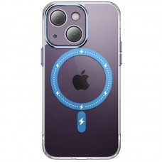 Чохол TPU+PC Colorful with MagSafe для Apple iPhone 14 (6.1")  Blue - 00000065146_2