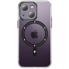 Чохол TPU+PC Colorful with MagSafe для Apple iPhone 14 (6.1")  Black - 00000065146_1