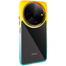 Чохол TPU+PC Fresh sip series для Xiaomi Redmi A3  Бірюзовий / Помаранчевий - 00000072171_2