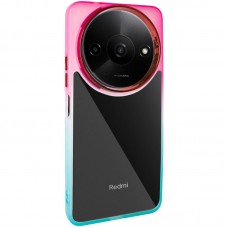 Чохол TPU+PC Fresh sip series для Xiaomi Redmi A3  Бірюзовий / Рожевий - 00000072171_3