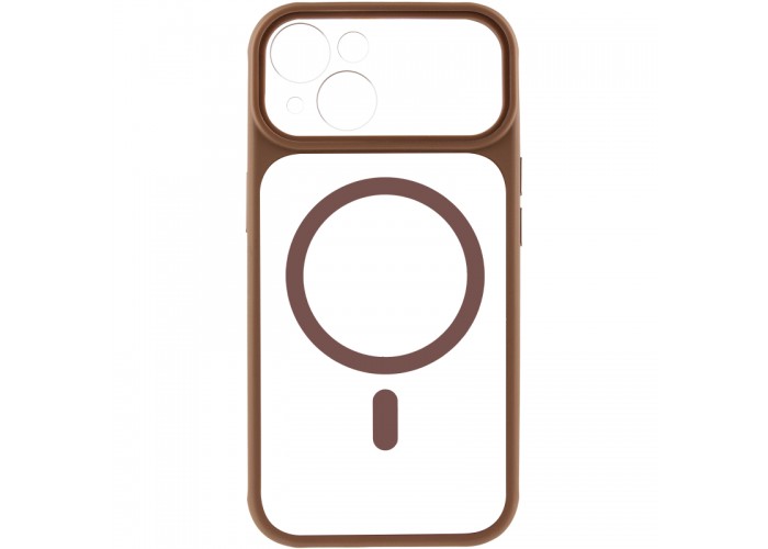 Чохол TPU+PC GETMAN Moon Clear with MagSafe для Apple iPhone 15 (6.1