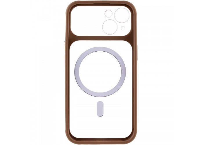 Чохол TPU+PC GETMAN Moon Clear with MagSafe для Apple iPhone 15 (6.1