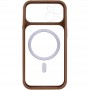 Чохол TPU+PC GETMAN Moon Clear with MagSafe для Apple iPhone 15 (6.1