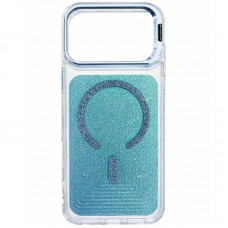 Чохол TPU+PC Jewel Sparkle with MagSafe для Apple iPhone 17 Pro (6.3")  Aqua Blue - 00000084799_1