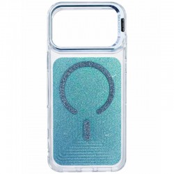 Чохол TPU+PC Jewel Sparkle with MagSafe для Apple iPhone 17 Pro (6.3")  Aqua Blue - 00000084799_1