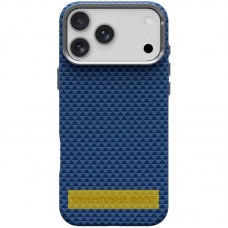 Чохол TPU+PC KVZV Triangular Pattern with Magnetic Fit для Apple iPhone 16 Pro Max (6.9")  Blue - 00000088022_2