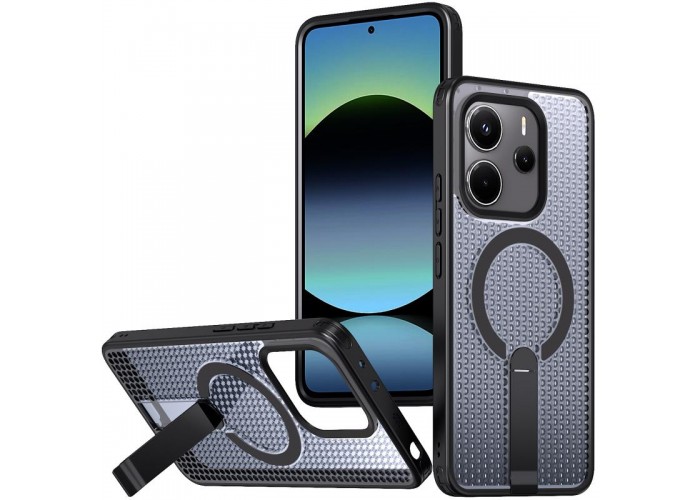 Чохол TPU Breeze with MagSafe stand для Xiaomi Redmi Note 14 4G (Europe version)