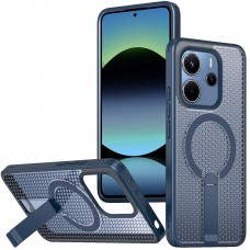 Чохол TPU Breeze with MagSafe stand для Xiaomi Redmi Note 14 4G (Europe version)  Blue - 00000083532_2