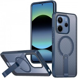 Чохол TPU Breeze with MagSafe stand для Xiaomi Redmi Note 14 4G (Europe version)  Blue - 00000083532_2