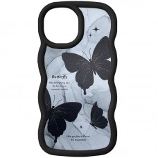 Чохол TPU Cloudy Pictures для Apple iPhone 12 Pro Max / 13 Pro Max (6.7")  Butterflies - 00000078265_2
