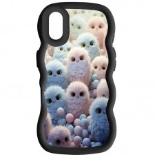 Чохол TPU Cloudy Pictures для Apple iPhone XR (6.1")  Owls Black - 00000078280_9