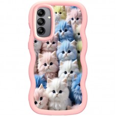 Чохол TPU Cloudy Pictures для Samsung Galaxy A35  Kittens - 00000078288_3