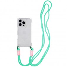 Чохол TPU CrossBody with straps для Apple iPhone 12 Pro Max (6.7")  Transparent - 00000078819_4