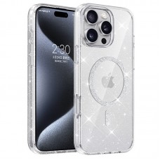 Чохол TPU Eclipse Sparkle (MagFit) для Apple iPhone 16 Pro Max (6.9")  Clear - 00000077646_2