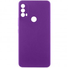 Чохол TPU GETMAN Liquid Silk Full Camera для Motorola Moto E40  Фіолетовий / Purple - 00000078676_14