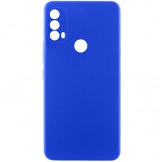 Чохол TPU GETMAN Liquid Silk Full Camera для Motorola Moto E40  Синій / Iris - 00000078676_10