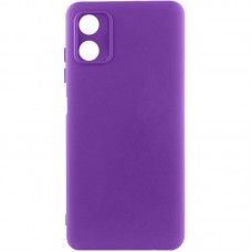 Чохол TPU GETMAN Liquid Silk Full Camera для Motorola Moto G04 / E14  Фіолетовий / Purple - 00000074055_14