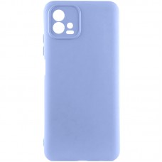 Чохол TPU GETMAN Liquid Silk Full Camera для Motorola Moto G72  Бузковий / Light purple - 00000074058_18