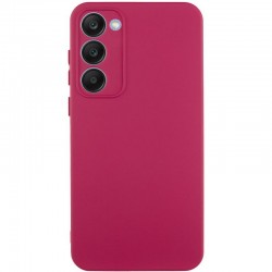 Чохол TPU GETMAN Liquid Silk Full Camera для Samsung Galaxy S23+  Бордовий / Marsala - 00000081483_1