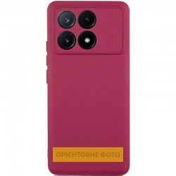 Чохол TPU GETMAN Liquid Silk Full Camera для Xiaomi Poco X6 / Note 13 Pro 5G  Бордовий / Marsala - 00000081490_1