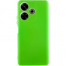 Чохол TPU GETMAN Liquid Silk Full Camera для Xiaomi Redmi 13 4G / Poco M6 4G  Салатовий / Neon Green - 00000072870_9