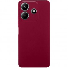 Чохол TPU GETMAN Liquid Silk Full Camera для Xiaomi Redmi Note 14 5G  Бордовий / Marsala - 00000077930_1