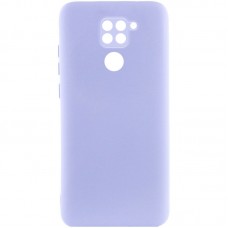 Чохол TPU GETMAN Liquid Silk Full Camera для Xiaomi Redmi Note 9 / Redmi 10X  Бузковий / Light purple - 00000073806_19