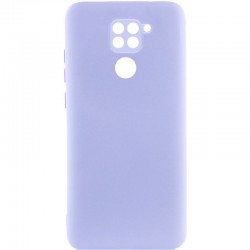 Чохол TPU GETMAN Liquid Silk Full Camera для Xiaomi Redmi Note 9 / Redmi 10X  Бузковий / Light purple - 00000073806_19