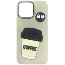 Чохол TPU Leather Toys для Apple iPhone 13 Pro (6.1")  Coffee / Sand - 00000078575_4