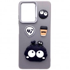 Чохол TPU Leather Toys для Apple iPhone 17 (6.3")  Monster / Grey - 00000082730_3