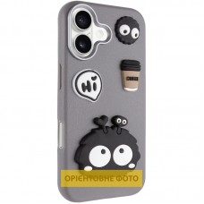 Чохол TPU Leather Toys для Apple iPhone 17 Air (6.5")  Monster / Grey - 00000082731_5