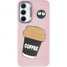 Чохол TPU Leather Toys для Samsung Galaxy A26 5G  Coffee / Pink - 00000076383_8