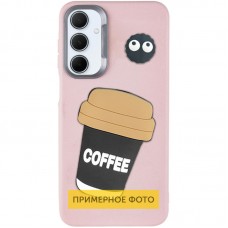 Чохол TPU Leather Toys для Xiaomi Redmi Note 13 Pro 4G / Poco M6 Pro 4G  Coffee / Pink - 00000076397_8