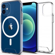 Чохол TPU Space Case with MagSafe для Apple iPhone 11 (6.1")  Прозорий - 00000064692_1