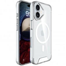 Чохол TPU Space Case with MagSafe для Apple iPhone 17 (6.3")  Прозорий - 00000080983_1